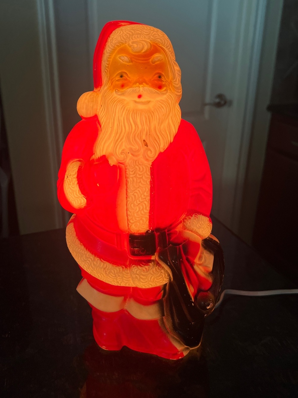 Vintage 1968 Empire SANTA CLAUS Christmas BLOW MOLD 13” Made In USA